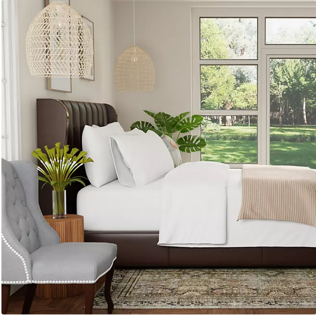 Color Sense 1200 Thread Count Cotton Blend 6 Piece Sheet Set - Bellso